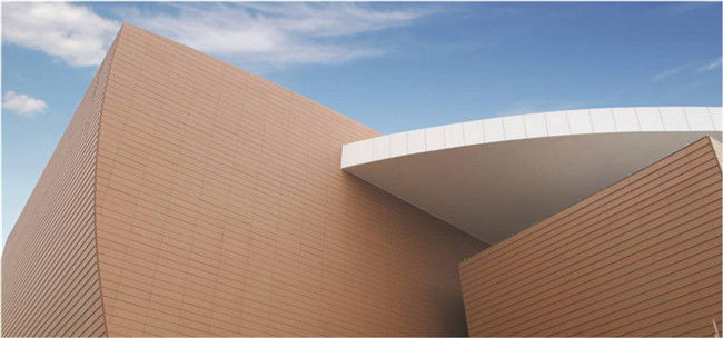 Classic Terracotta Ventilated Facade , Anti - UV Building Facade Materials 