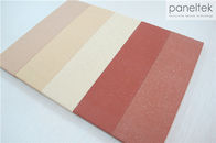 Cina Sandblasted Keramik Dinding Cladding / Keramik Rainscreen Cladding Dinding Dekorasi perusahaan