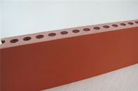 Red Exterior Wall Covering Materials For Terracotta Rainscreen Cladding System