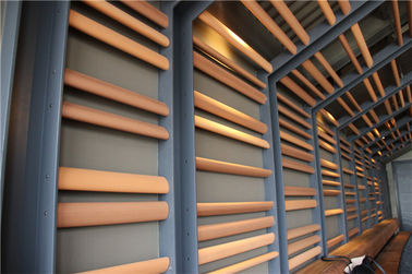 Cina Interior Dekorasi Terracotta Baguette Louver Untuk Fasad Dinding Dekoratif pabrik