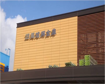 Cina Custom Finish Keramik Terracotta Facade Cladding Material Untuk Arsitektur Rainscreen pabrik