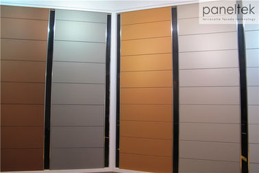 Bertekstur External Wall Cladding Sistem Terracotta Panel 300 - 1500mm Panjang